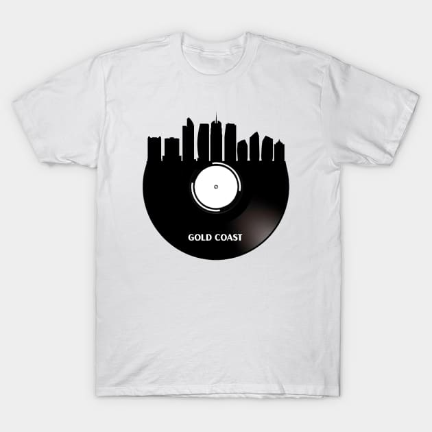 Gold Coast Vinyl T-Shirt by Ferrazi